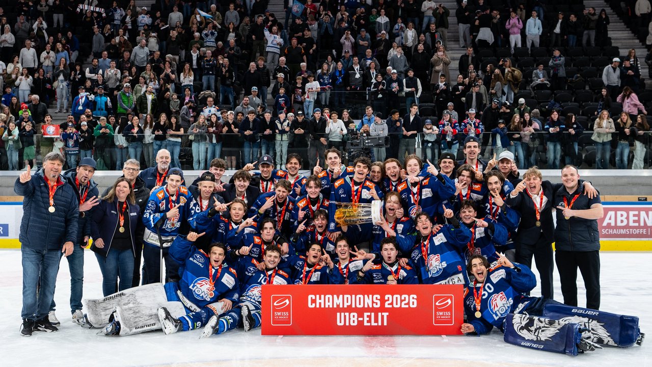 Lions U18-Elit ist Schweizermeister!